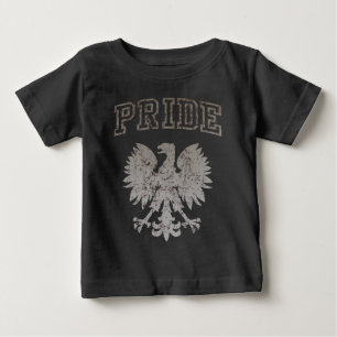 T-shirt Pour Bébé Fierté polonaise