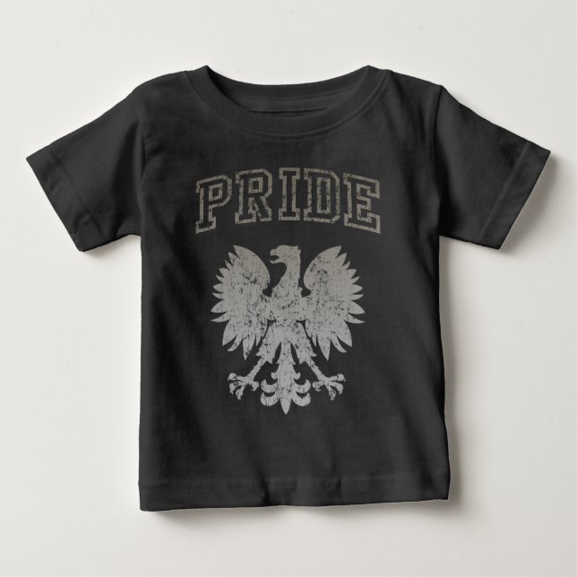 T-shirt Pour Bébé Fierté polonaise (Devant)