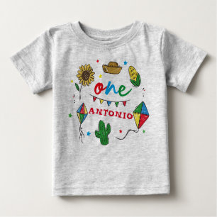 T-shirt Pour Bébé Fiesta colorée 1er anniversaire
