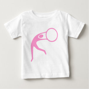 T-shirt Pour Bébé Figure de Gymnastique Rythmique - Rose