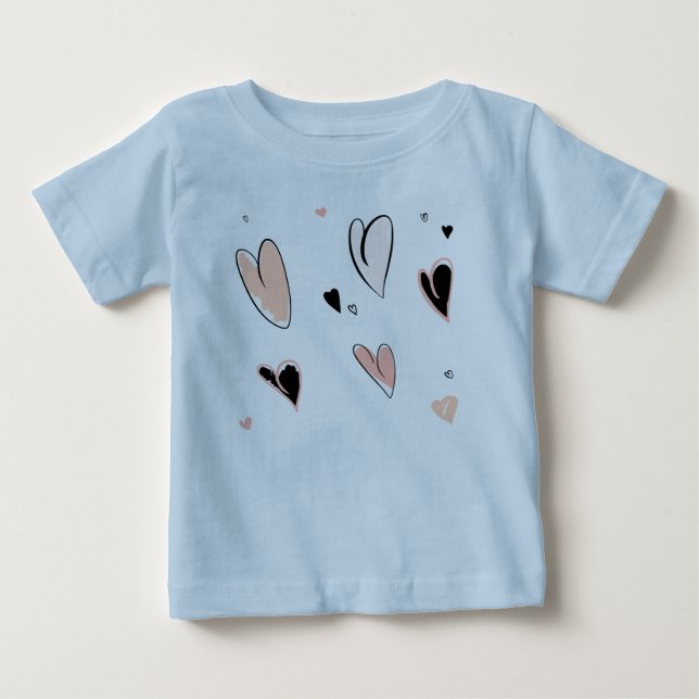T-shirt Pour Bébé fille18 (Devant)