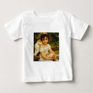 T-shirt Pour Bébé Fille avec chatons