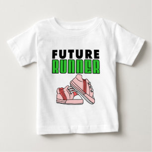 T-shirt Pour Bébé Fille Coureuse d'Avenir
