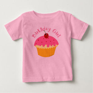 T-shirt Pour Bébé Fille d'anniversaire