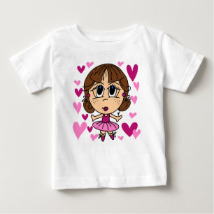 T-shirt Pour Bébé Fille de ballerine
