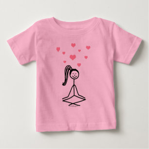 T-shirt Pour Bébé Fille de yoga