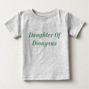 T-shirt Pour Bébé Fille du bébé Dionysus