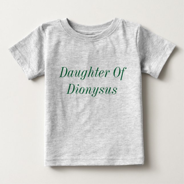 T-shirt Pour Bébé Fille du bébé Dionysus (Devant)