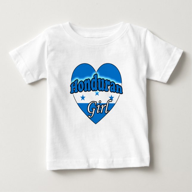 T-shirt Pour Bébé Fille du Honduras (Devant)