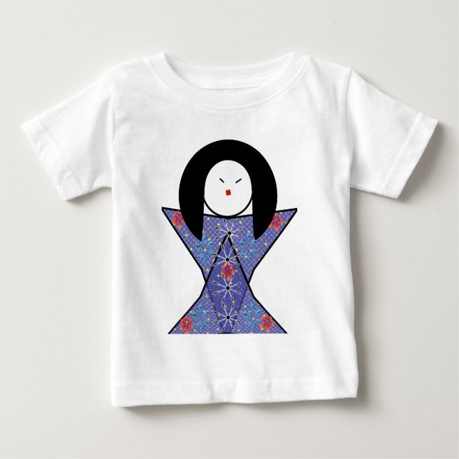 T-shirt Pour Bébé fille japonaise (Devant)