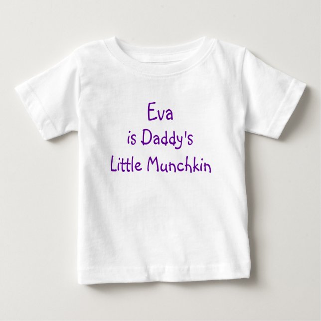 T-shirt Pour Bébé Fille personnalisable - Petite Fille (Devant)