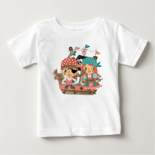 T-shirt Pour Bébé Fille Pirates