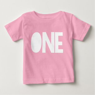 T-shirt Pour Bébé Fille Premier anniversaire Chemise 1er anniversair