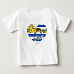 T-shirt Pour Bébé Fille uruguayenne