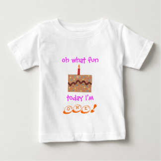 T-shirt Pour Bébé Filles 1er anniversaire tenue - bébé T
