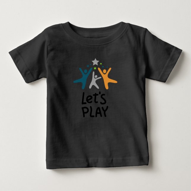 T-shirt Pour Bébé  Filles et garçons d'été (Devant)