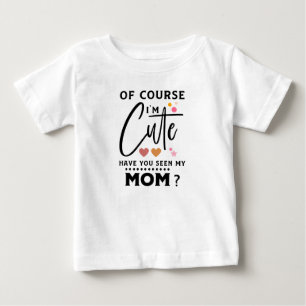 T-shirt Pour Bébé Filles mignonnes art de mot 