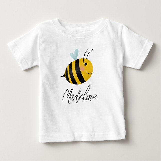 T-shirt Pour Bébé Filles Mignonnes Premier Été Premier Jour de Naiss (Devant)