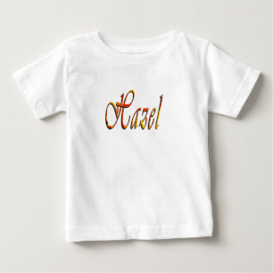T-shirt Pour Bébé Filles prénommées Hazel,