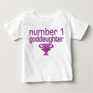 T-shirt Pour Bébé Filleule du numéro 1