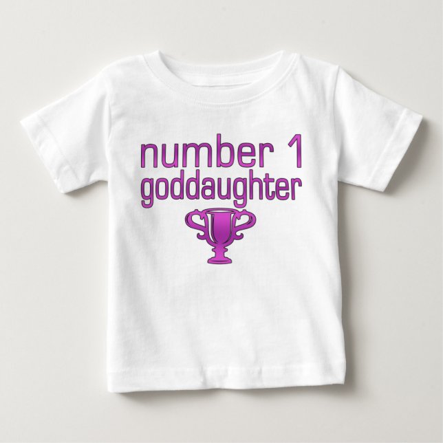 T-shirt Pour Bébé Filleule du numéro 1 (Devant)