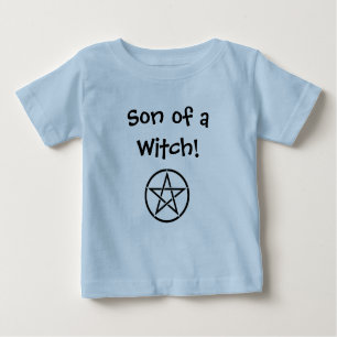 T-shirt Pour Bébé Fils d'une sorcière ! Wiccan Cheeky Sorcière Toddl