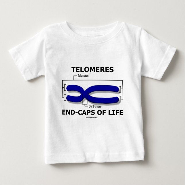 T-shirt Pour Bébé Fin-Casquettes de télomères de la vie (humour de (Devant)