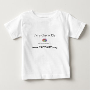 T-shirt Pour Bébé FinalLogo3, je suis un enfant de Cranio,