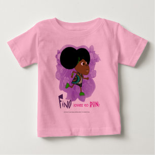 T-shirt Pour Bébé Fino courent la chemise rose