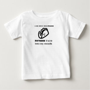 T-shirt Pour Bébé Fitness TACO Funny Sarcastic Novelty Graphisme