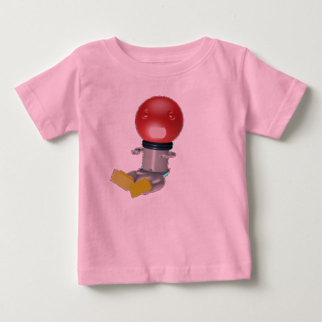 T-shirt Pour Bébé FIZ, Le Robot (Devant)