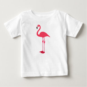 T-shirt Pour Bébé Flamant rose