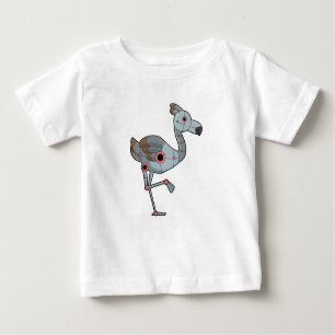 T-shirt Pour Bébé Flamingo as Robot
