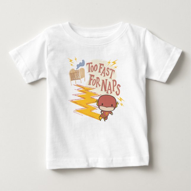 T-shirt Pour Bébé Flash Chibi | Trop Rapide Pour Les Naps (Devant)