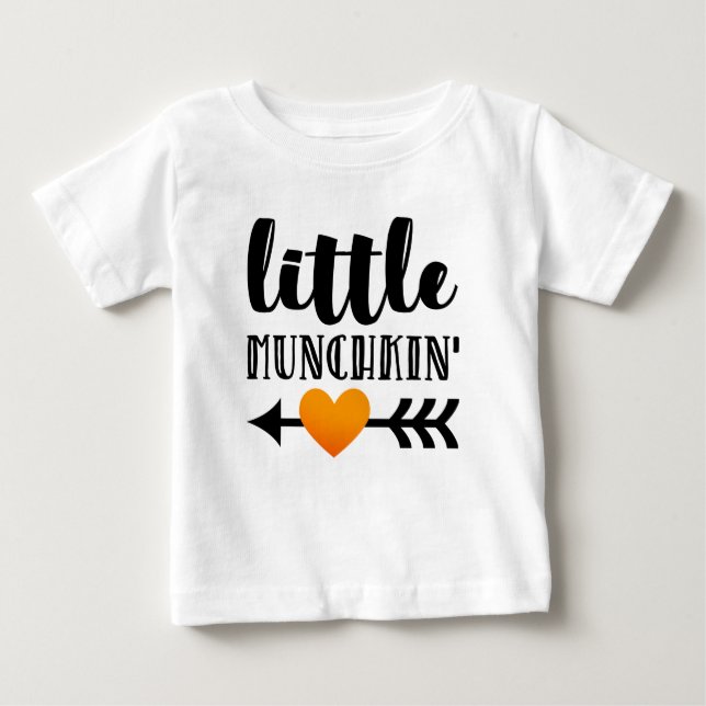T-shirt Pour Bébé Flèche Coeur de Little Munchkin Flèche bébé modern (Devant)
