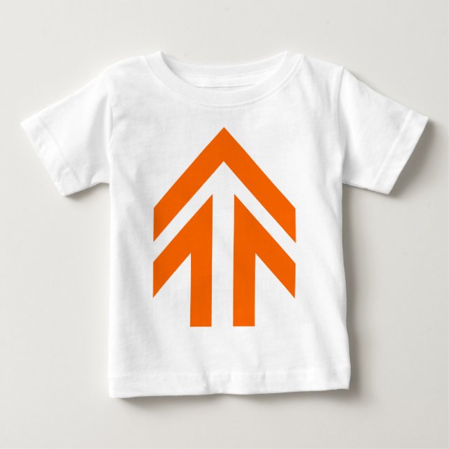 T-shirt Pour Bébé Flèche creux (Devant)
