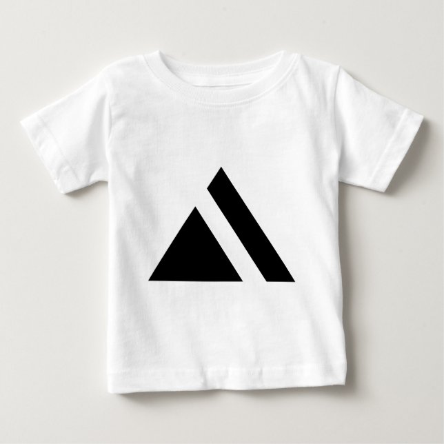 T-shirt Pour Bébé Flèche triangulaire 03 (Devant)