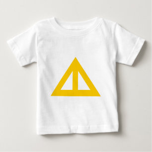 T-shirt Pour Bébé Flèche triangulaire divisée
