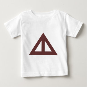 T-shirt Pour Bébé Flèche triangulaire divisée