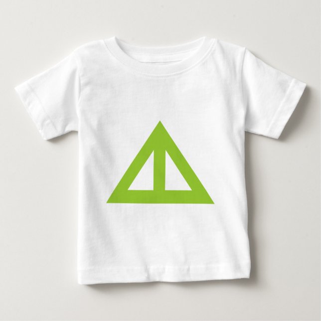 T-shirt Pour Bébé Flèche triangulaire divisée (Devant)