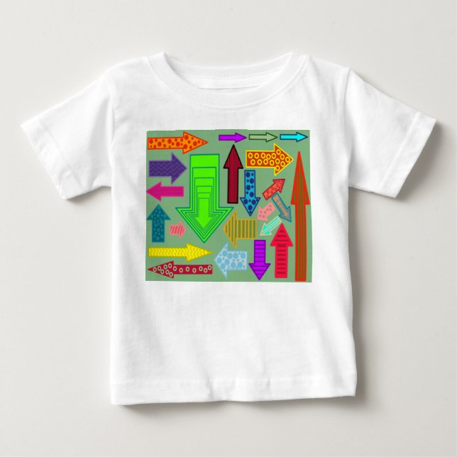 T-shirt Pour Bébé Flèches (Devant)