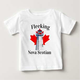 T-shirt Pour Bébé Fleeer Nova Scotian Halifax Phare de Dartmouth