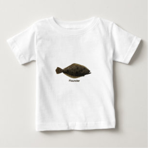 T-shirt Pour Bébé Flet d'été (intitulé)