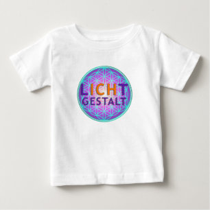 T-shirt Pour Bébé Fleur de la lumière de la forme de vie