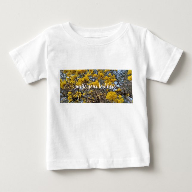 T-shirt Pour Bébé Fleur de la nature (Devant)
