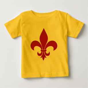 T-shirt Pour Bébé Fleur de lis motif Paris