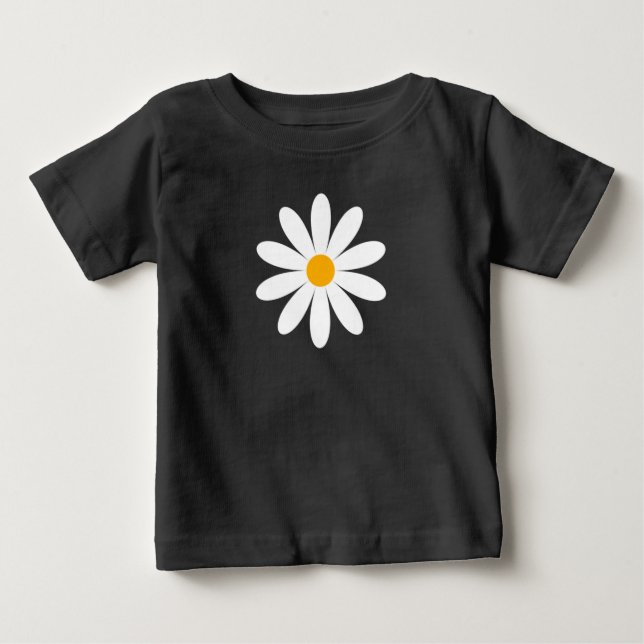 T-shirt Pour Bébé Fleur de marguerite (Devant)