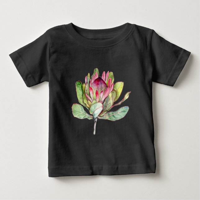 T-shirt Pour Bébé Fleur Protea (Devant)