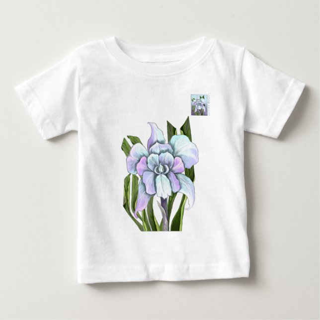 T-shirt Pour Bébé Fleur Smeraldo (Devant)