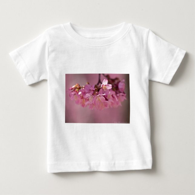 T-shirt Pour Bébé Fleurs de cerisier Source thermale  Vêtements & Ca (Devant)